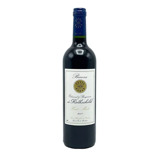 Indulge in the rich elegance of Barons Edmond Benjamin de Rothschild Haut-Médoc 2019, a sublime Bordeaux blend that captivates with its exceptional character and timeless allure.