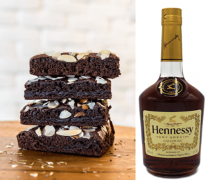 Fudge Nut Brownies: pair them with a great Cognac!