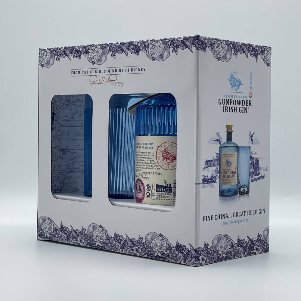 Drumshanbo Gunpowder Irish Gin with Glass Gift Pack