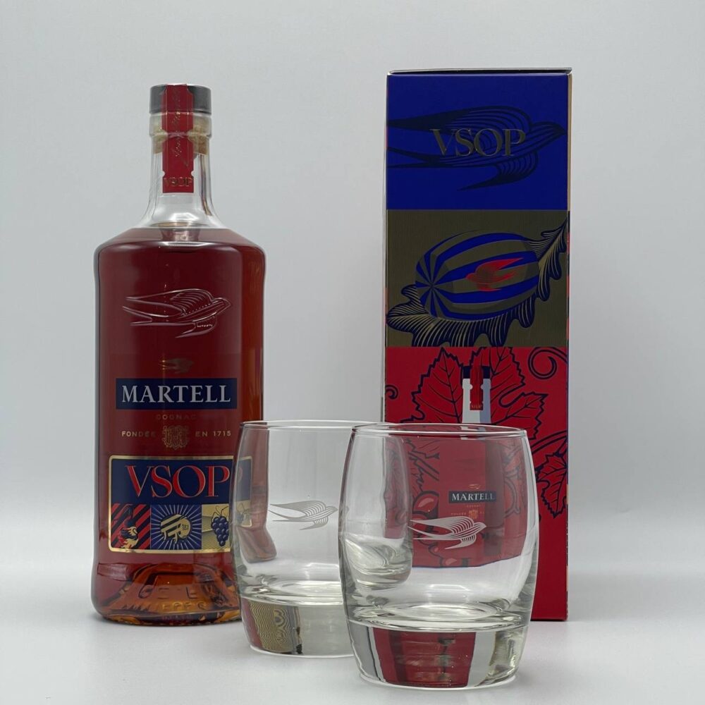 Martell VSOP Cognac Gift Pack With 2 Glasses