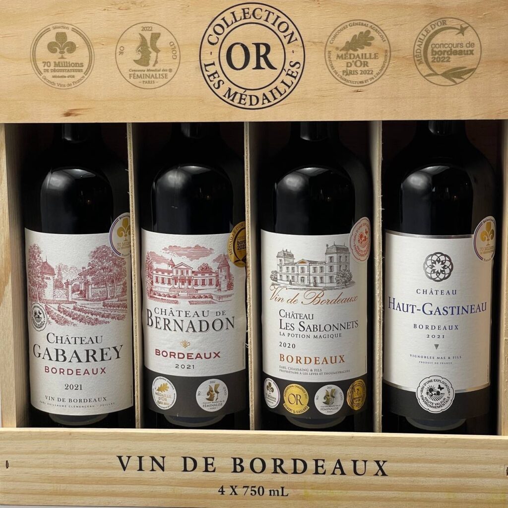 Collection des Medailles Vin De Bordeaux 2021