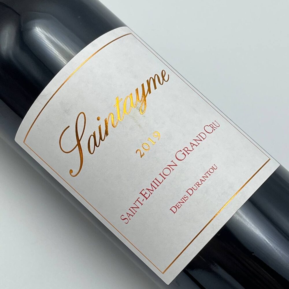 Denis Durantou Château Saintayme, St Emilion Grand Cru 2019