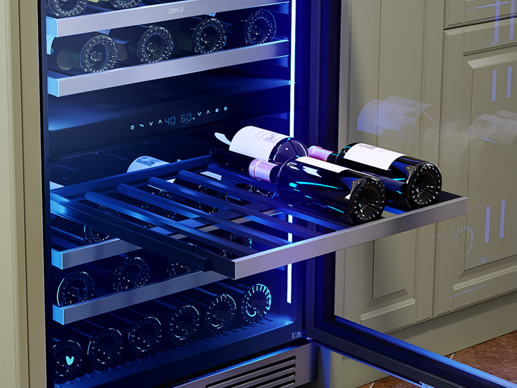 can a wine fridge be used for food