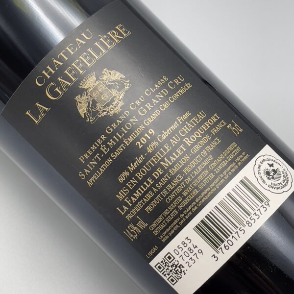 Château La Gaffelière, 1er Grand Cru Classé St-Emilion 2019-Saghi